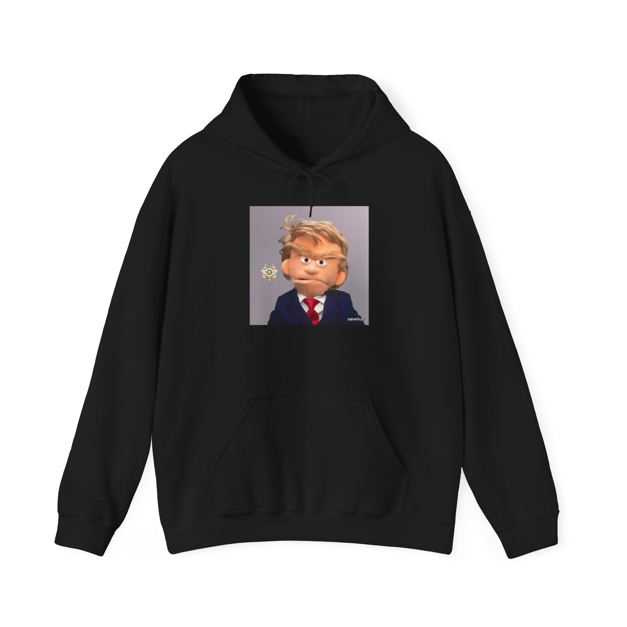 Puppet Trump Mugshot Hoodie