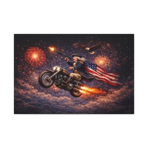 George Washington: Freedom Ride – 36x24 Canvas Wall Art